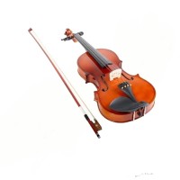 Vioara clasica din lemn 3/4 ,doua arcusuri, toc inclus Vioara clasica din lemn 3/4 ,doua arcusuri, toc inclus