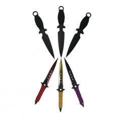 Set trei cutite de aruncat, Ninja Assasin si Set trei cutite de aruncat, Black Fury,  ote