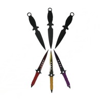 Set trei cutite de aruncat, Ninja Assasin si Set trei cutite de aruncat, Black Fury,  ote