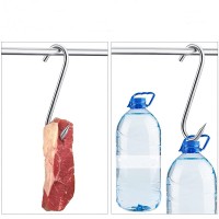 Set 30 Carlige afumatoare carne , macelarie    , 17 cm , inox