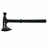 Set doua Topoare Survivor, otel inoxidabil,  negru, 39 cm, teaca inclusa