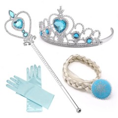 Set patru accesorii printesa Elsa Frozen , , 3-12 ani