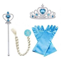 Set rochie si patru accesorii Elsa Frozen, 3-5 ani, Carnaval Set rochie si patru accesorii Elsa Frozen, 3-5 ani, Carnaval