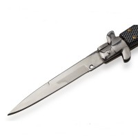 Briceag de vanatoare Italian Stance, otel inoxidabil, 22.5 cm, gri, husa inclusa Briceag de vanatoare Italian Stance, otel inoxidabil, 22.5 cm, gri, husa inclusa