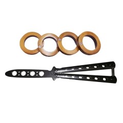 Set Briceag Fluture si Rozeta extensibila, otel inoxidabil