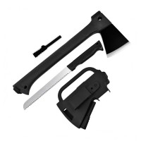 Set Topor multifunctional si Topor Desert Camo, negru, 39 cm Set Topor multifunctional si Topor Desert Camo, negru, 39 cm