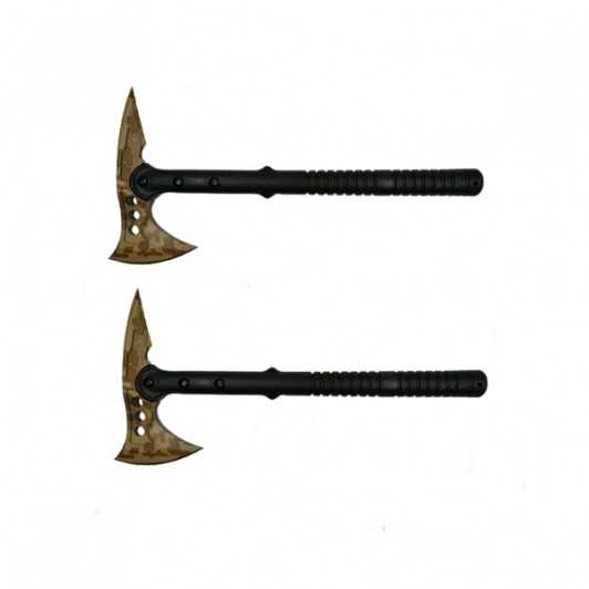 Set doua topoare  Survivor, Desert Camo,  39 cm