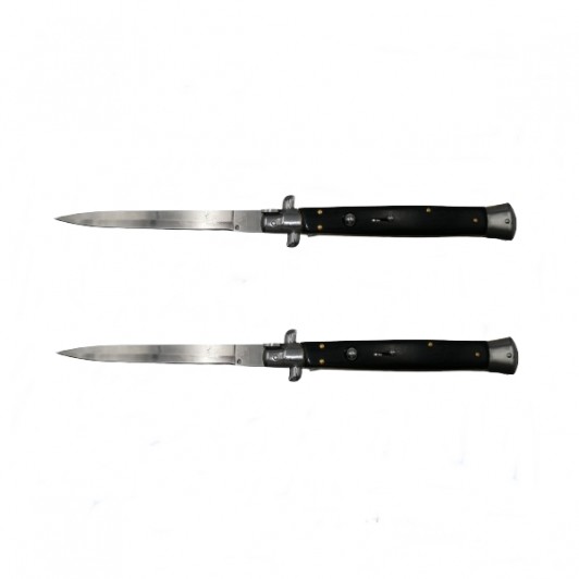 Set 2 Bricege automate, Italian Blade, Stiletto,  otel inoxidabil, 33 cm, husa inclusa