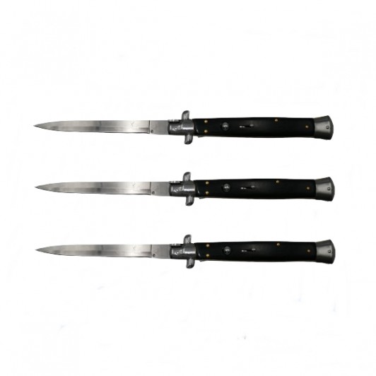 Set 3 Bricege automate, Italian Blade, Stiletto,  otel inoxidabil, 33 cm, husa inclusa