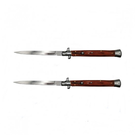 Set 2 Bricege automate, Italian Blade, Stiletto,  otel inoxidabil, 33 cm, husa inclusa