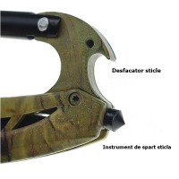 Set Topor Survivor, Carabina multifunctionala si Briceag Stiletto,   otel