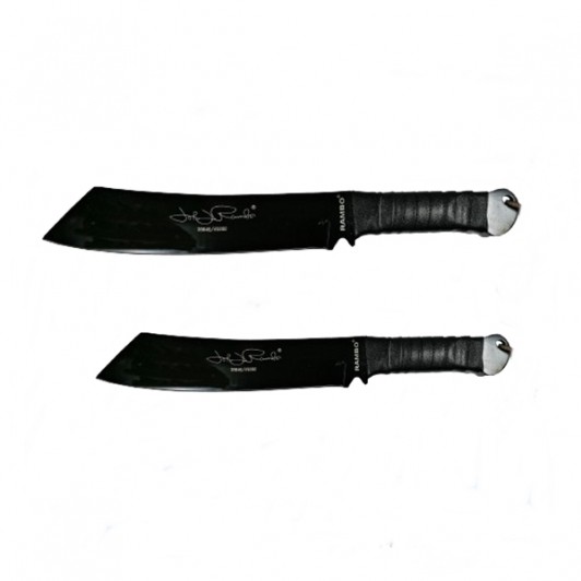 Set doua macete Rambo IV, Collector's Edition,  Otel inoxidabil