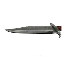 Set Cutit Baioneta 42 cm si Maceta Rambo 56,5 cm,   Teaca inclusa