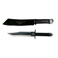 Set Cutit de vanatoare,40 cm si Maceta Rambo 56,5 cm, Teaca inclusa Set Cutit de vanatoare,40 cm si Maceta Rambo 56,5 cm, Teaca inclusa