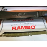 Set Cutit de vanatoare,40 cm si Maceta Rambo 56,5 cm,   Teaca inclusa