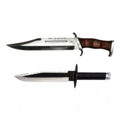 Set Cutit de vanatoare si Baioneta Rambo, Teaca inclusa Set Cutit de vanatoare si Baioneta Rambo, Teaca inclusa