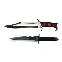 Set Cutit vanatoare 40 cm si Baioneta 42 cm, , Teaca inclusa