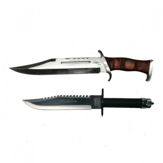 Set Cutit vanatoare 40 cm si Baioneta 42 cm,  Teaca inclusa