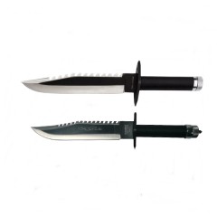 Set doua cutite de vanatoare John Rambo, , Teaca inclusa
