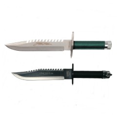 Set doua cutite de vanatoare First Blood, , Otel inoxidabil, Teaca inclusa
