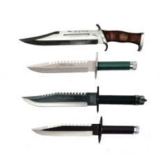 Set patru Cutite de Vanatoare First Blood,  , Teaca inclusa