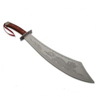 Maceta de vanatoare, Dragon Wood, otel inoxidabil, teaca inclusa Maceta de vanatoare, Dragon Wood, otel inoxidabil, teaca inclusa