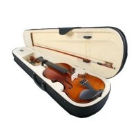Vioara clasica din lemn 4/4 ,doua arcusuri, toc inclus, maro Vioara clasica din lemn 4/4 ,doua arcusuri, toc inclus, maro