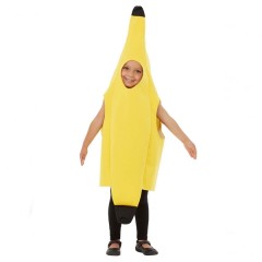 Costum fruct Banana,  , galben, marime universala
