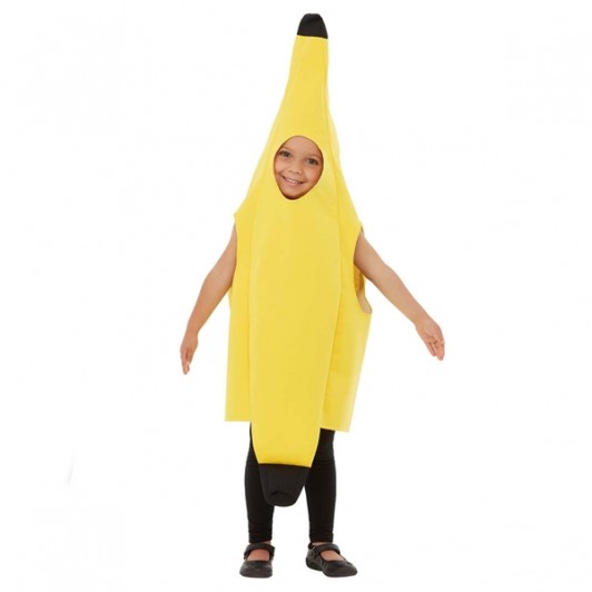 Costum fruct Banana,  galben, marime universala