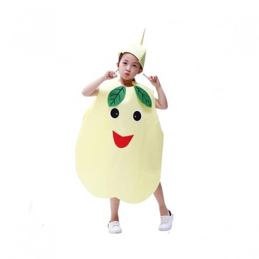 Costum fruct Para/Gutuie, galben, marime universala