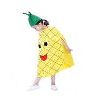 Costum fruct Ananas,  galben, marime universala