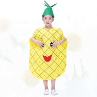 Costum fruct Ananas,  galben, marime universala