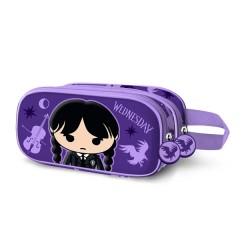 Penar 3D Wednesday Chibi,   , 2 compartimente, 22x9.5x8 cm