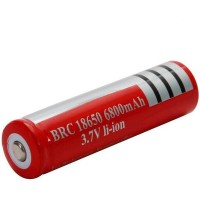 Set de 2 Acumulatori , GH 18650, 6800 mAh, 3.7 V, Li-ion, rosu