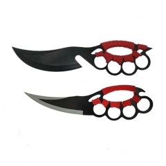 Set doua cutite de vanatoare, Cobra Red, , negru, husa inclusa Set doua cutite de vanatoare, Cobra Red, , negru, husa inclusa