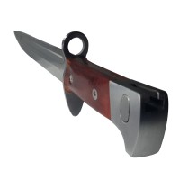 Set doua cutite pentru camping si vanatoare AK, Maro, Otel inoxidabil Set doua cutite pentru camping si vanatoare AK, Maro, Otel inoxidabil