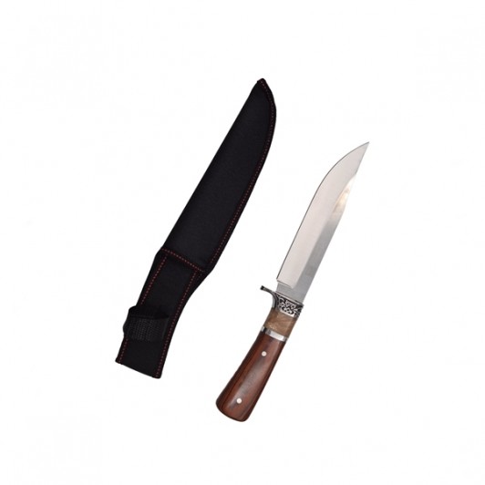 Cutit de vanatoare Tactical Knife,   Maro, 31 cm