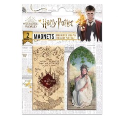 Set 2 Magneti Frigider Harry Potter Marauder’s Map,   , 5.5x8cm