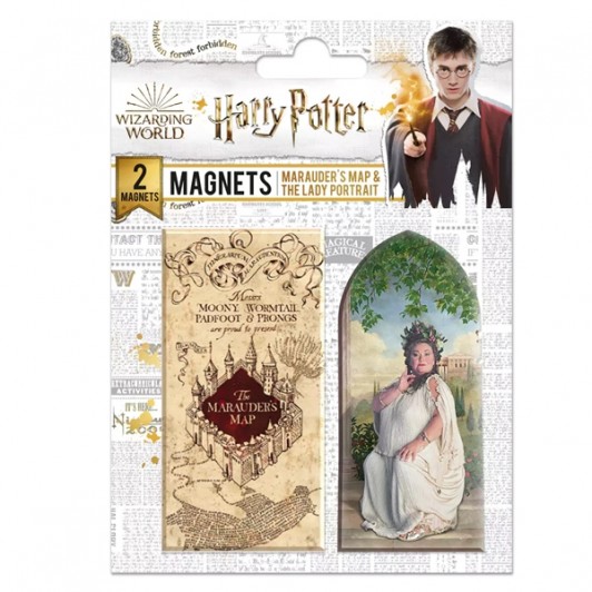 Set 2 Magneti Frigider Harry Potter Marauder’s Map,  5.5x8cm