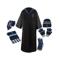 Set roba si accesorii Harry Potter,  , Ravenclaw House, 6 piese, 5-7 ani, albastru