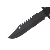 Cutit tactic,   Wildsteer Wing, 29 cm, Negru