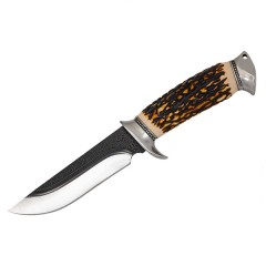 Cutit de vanatoare,   Deer Corn, 26 cm, Otel inoxidabil