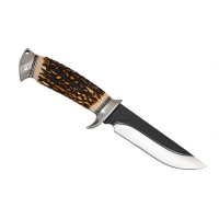 Cutit de vanatoare, Deer Corn, 26 cm, Otel inoxidabil Cutit de vanatoare, Deer Corn, 26 cm, Otel inoxidabil
