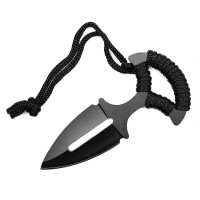 Cutit tactic pumnal, Black Knife, 13 cm, Otel inoxidabil