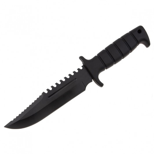 Cutit militar,  Military Combat, 29 cm, Negru
