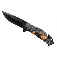 Briceag salvare,   Hunting Deer, 21 cm, Otel inoxidabil