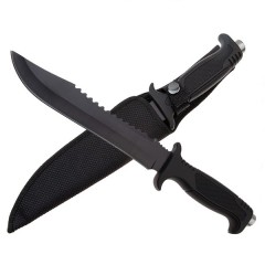 Cutit tactic, , Military Combat, 34 cm, Negru