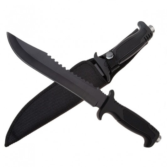 Cutit tactic,  Military Combat, 34 cm, Negru