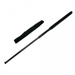 Baston telescopic cromatic, , 100 cm, negru, teaca inclusa