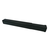 Baston telescopic cromatic,  100 cm, negru, teaca inclusa